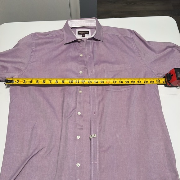 Johnston & Murphy Purple Casual Button Down Shirt - Picture 6 of 10